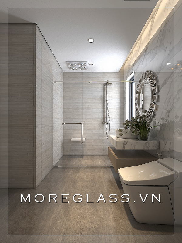 Thiết kế nội thất phòng tắm chung cư